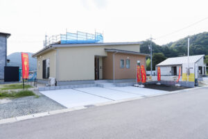 松江市八雲町東岩坂　平屋モデルハウス　外観