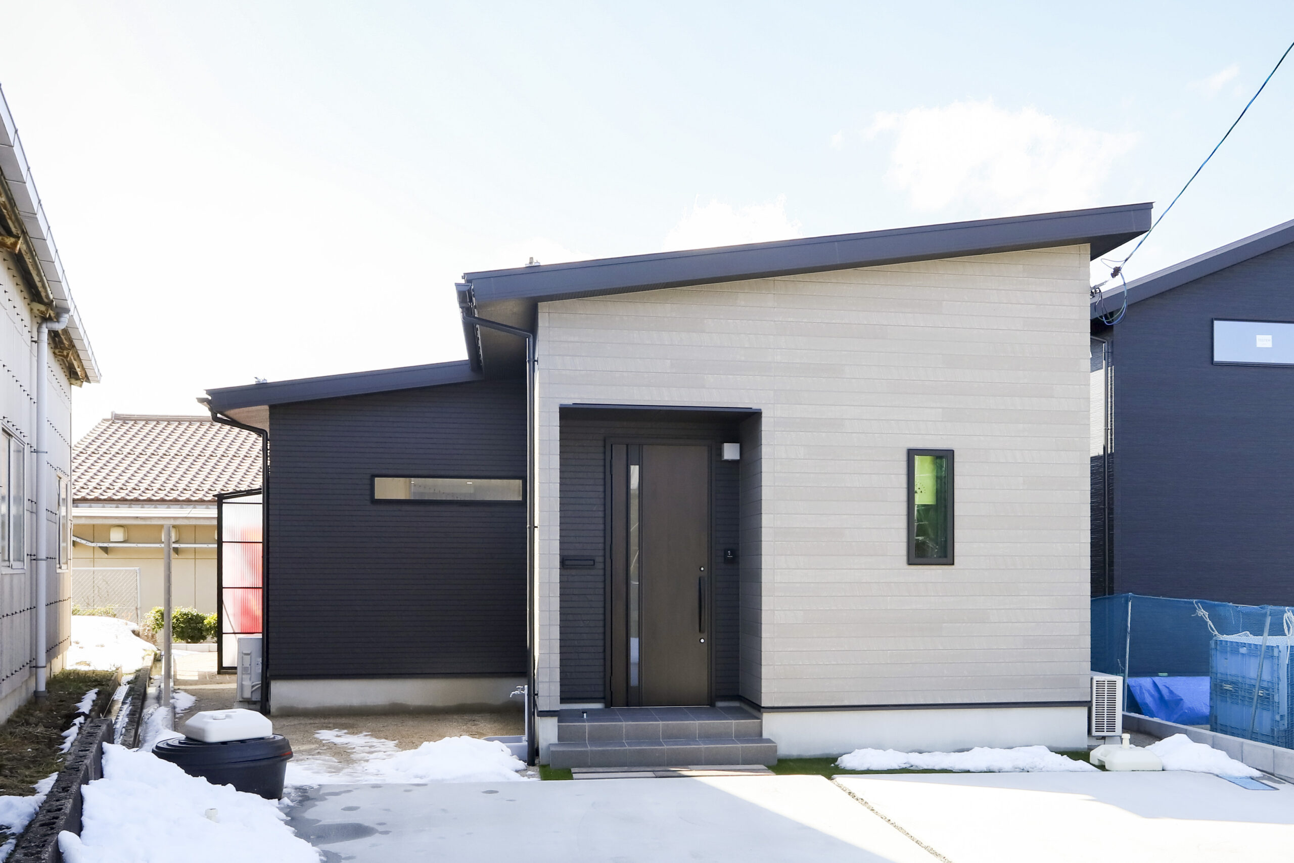 松江市東出雲町揖屋平屋モデルハウス　外観