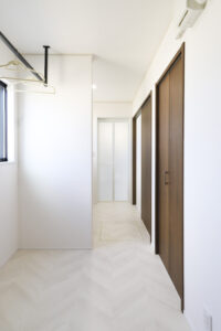 出雲市斐川町富村平屋モデルハウス　ランドリールーム