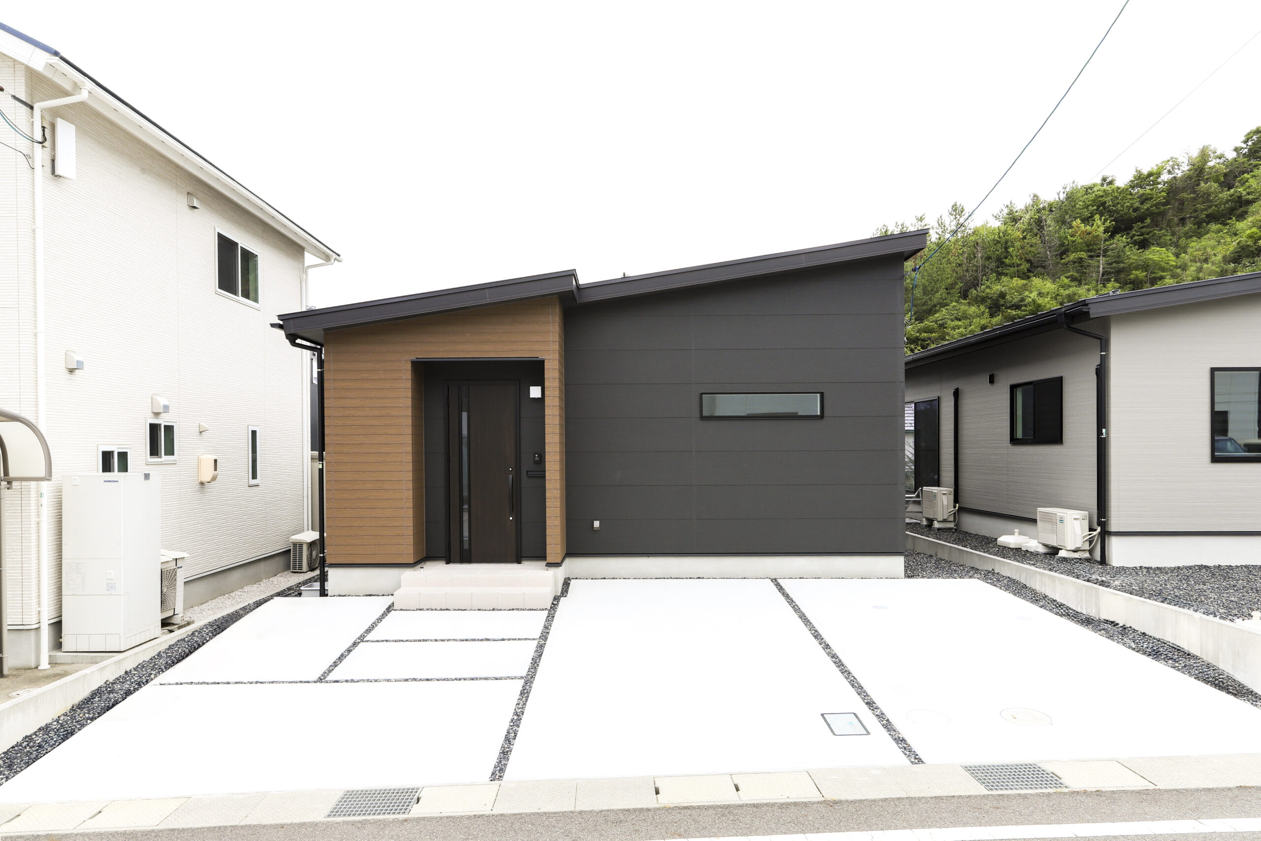 鳥取市浜坂7丁目平屋モデルハウス　外観